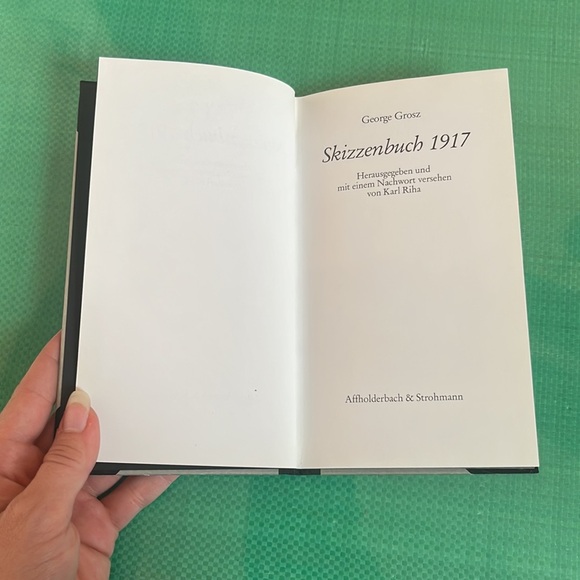 George Grosz Sketchbook 1917 German Edition Sketchbook vintage hardcover - Picture 4 of 8